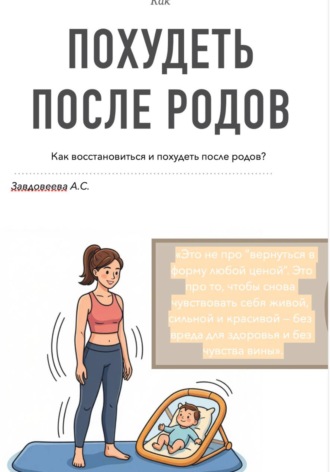 Обложка книги «Как похудеть после родов»