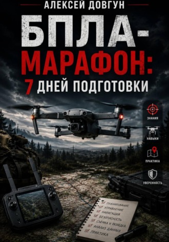 Обложка книги «БПЛА-марафон: 7 дней подготовки»