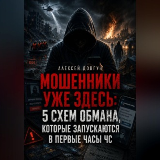 Обложка книги «Мошенники уже здесь: 5 схем обмана, которые запускаются в первые часы ЧС»