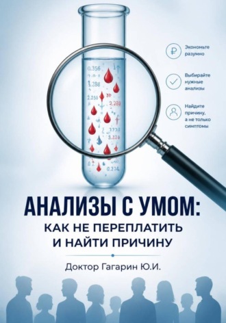 Обложка книги «Анализы с умом: как не переплатить и найти причину болезни»