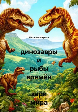 Обложка книги «Динозавры и рыбы времён зари мира»