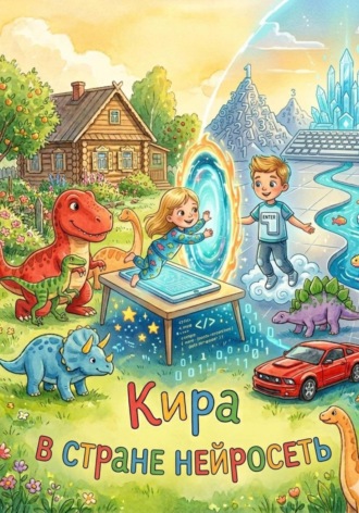Обложка книги «Кира в стране Нейросеть»