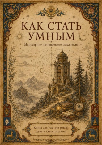 Обложка книги «Как стать умным. Манускрипт начинающего мыслителя»