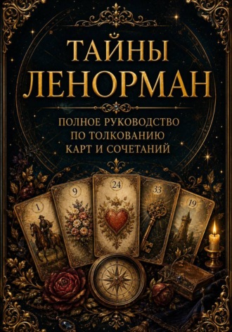 Обложка книги «Тайны Ленорман. Колода "Белый удав" Полное руководство по толкованию 52 карт и сочетаний»