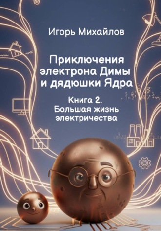 Обложка книги «Приключения электрона Димы и дядюшки Ядра. Книга 2»