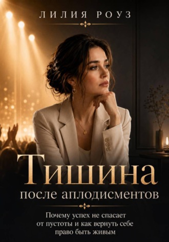 Обложка книги «Тишина после аплодисментов. Почему успех не спасает от пустоты и как вернуть себе право быть живым»