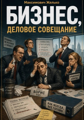 Обложка книги «Бизнес, деловое совещание»