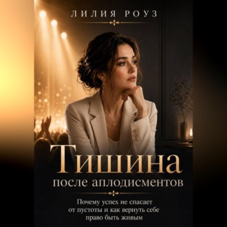 Обложка книги «Тишина после аплодисментов.Почему успех не спасает от пустоты и как вернуть себе право быть живым»
