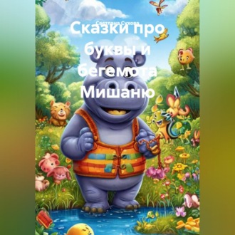 Обложка книги «Сказки про буквы и бегемота Мишаню»