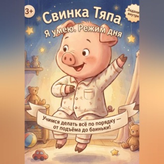 Обложка книги «Свинка Тяпа. Я умею. Режим дня»