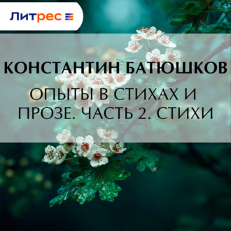 Обложка книги «Опыты в стихах и прозе. Часть 2. Стихи»
