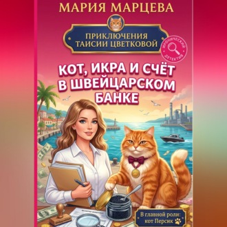 Обложка книги «Приключения Таисии Цветковой. Кот, икра и счёт в швейцарском банке»
