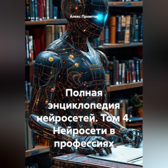 Обложка книги «Полная энциклопедия нейросетей. Том 4. Нейросети в профессиях»