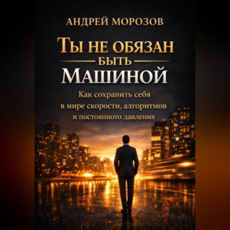 Обложка книги «Ты не обязан быть машиной: Как сохранить себя в мире скорости, алгоритмов и постоянного давления»