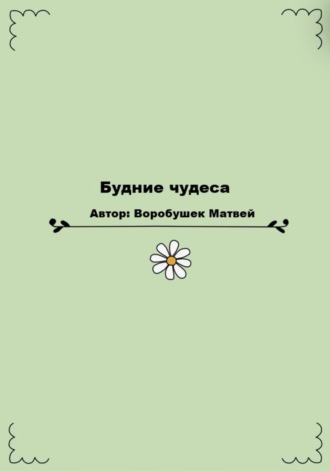 Обложка книги «Будние чудеса»