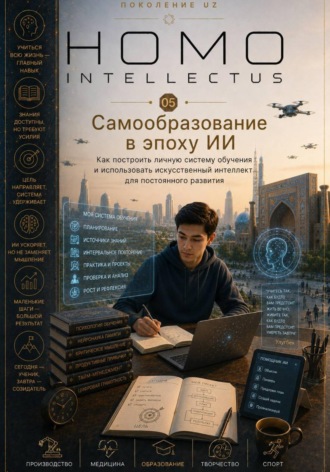 Обложка книги «Самообразование в эпоху ИИ. Homo Intellectus»