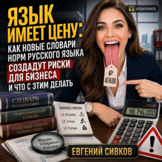 Обложка книги «Язык имеет цену: как новые словари норм русского языка создадут риски для бизнеса и что с этим делать»