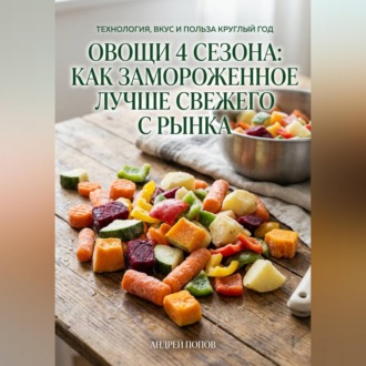 Обложка книги «Овощи 4 сезона: как замороженное лучше свежего с рынка»