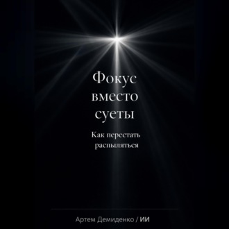 Обложка книги «Фокус вместо суеты: Как перестать распыляться»