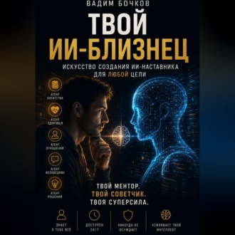 Обложка книги «Твой ИИ‑близнец: Искусство создания ИИ‑наставника для любой цели»