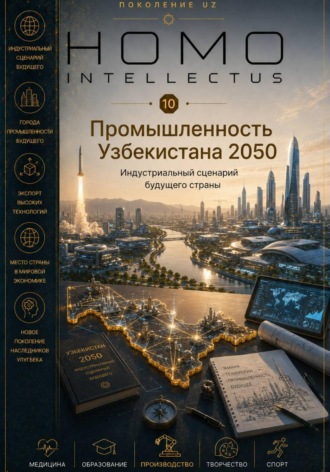 Обложка книги «Промышленность Узбекистана 2050. Homo Intellectus»