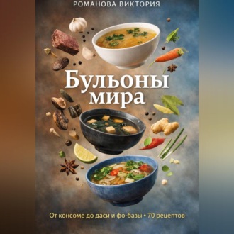 Обложка книги «Бульоны мира: от консоме до даси и фо-базы»