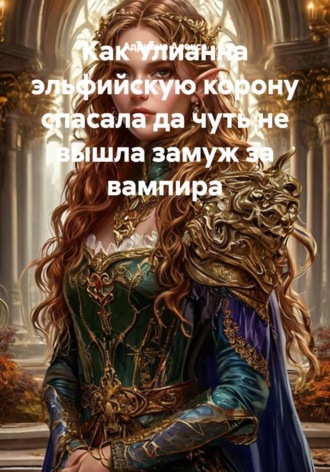 Обложка книги «Как Улианна эльфийскую корону спасала да чуть не вышла замуж за вампира»