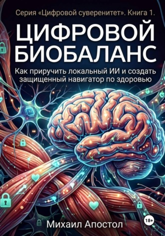 Обложка книги «Цифровой биобаланс. Как приручить локальный ИИ и создать защищенный навигатор по здоровью»
