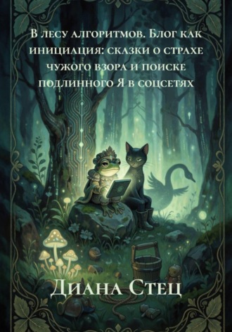Обложка книги «В лесу алгоритмов. Блог как инициация: сказки о страхе чужого взора и поиске подлинного Я в соцсетях»