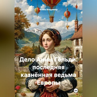 Обложка книги «Дело Анны Гёльди: последняя казнённая ведьма Европы»