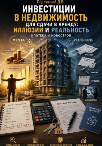 Обложка книги «Инвестиции в недвижимость для сдачи в аренду: иллюзии и реальность. Ипотека и новострой»