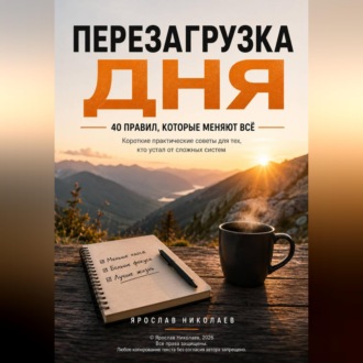 Обложка книги «Перезагрузка дня — 40 правил, которые меняют всё»