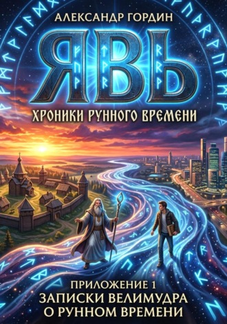 Обложка книги «ЯВЬ. Приложение 1: «О рунном времени». Записки Велимудра»