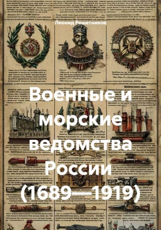 Обложка книги «Военные и морские ведомства России (1689—1919)»