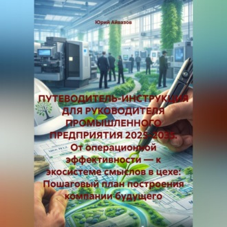 Обложка книги «ПУТЕВОДИТЕЛЬ-ИНСТРУКЦИЯ ДЛЯ РУКОВОДИТЕЛЯ ПРОМЫШЛЕННОГО ПРЕДПРИЯТИЯ 2025-2035.От операционной эффективности—к экосистеме смыслов в цехе:Пошаговый план построения компании будущего»