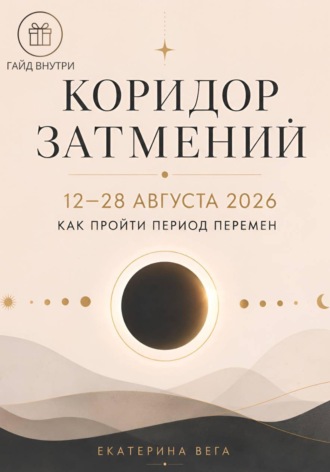 Обложка книги «Коридор затмений 12–28 августа 2026. Как пройти период перемен»