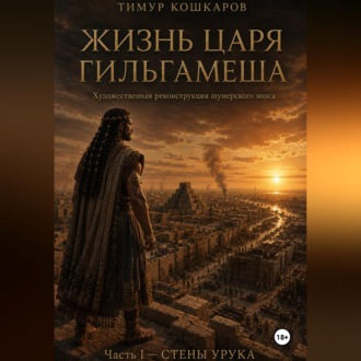 Обложка книги «Жизнь царя Гильгамеша. Художественная реконструкция шумерского эпоса. Часть 1. Стены Урука.»