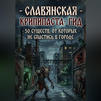 Обложка книги «Славянская крипипаста-гид: 50 существ, от которых не спастись в городе»