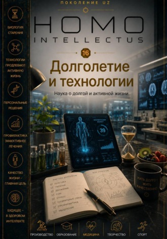 Обложка книги «Долголетие и технологии. Homo Intellectus»