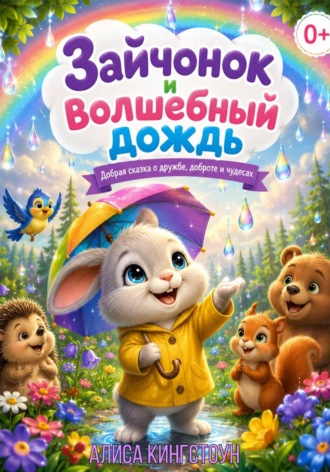 Обложка книги «Зайчонок и волшебный дождь»