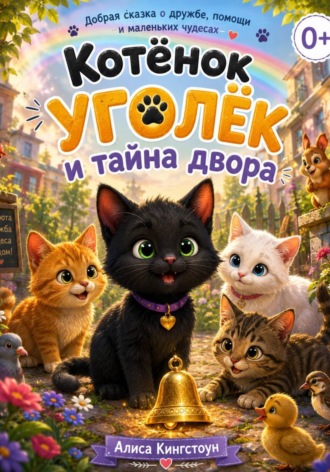 Обложка книги «Котёнок Уголёк и тайна двора»