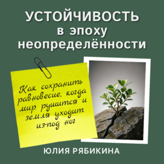 Обложка книги «Устойчивость в эпоху неопределённости. Как сохранить равновесие, когда мир рушится и земля уходит из-под ног»
