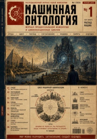 Обложка книги «Машинная онтология. Выпуск 1. Распад машин»