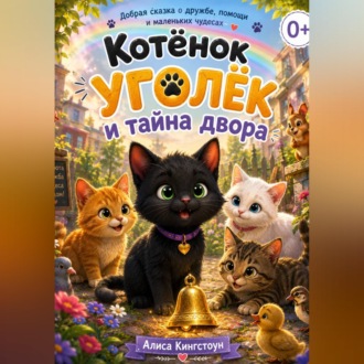 Обложка книги «Котёнок Уголёк и тайна двора»