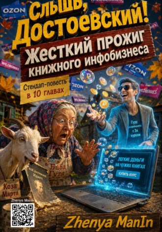 Обложка книги «Слышь, Достоевский! Жесткий прожиг книжного инфобизнеса»