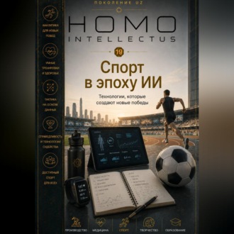 Обложка книги «Спорт в эпоху ИИ. Homo Intellectus»
