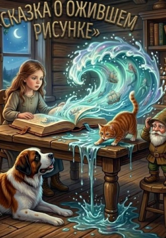 Обложка книги «Сказка "Оживший рисунок моря"»
