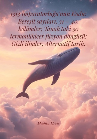Обложка книги «1313 İmparatorluğu'nun Kodu: Bereşit sayıları, 31 – 40. bölümler; Tanah'taki 50 termonükleer füzyon döngüsü; Gizli ilimler; Alternatif tarih.»