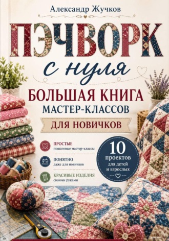 Обложка книги «Пэчворк с нуля. Большая книга мастер-классов для новичков»