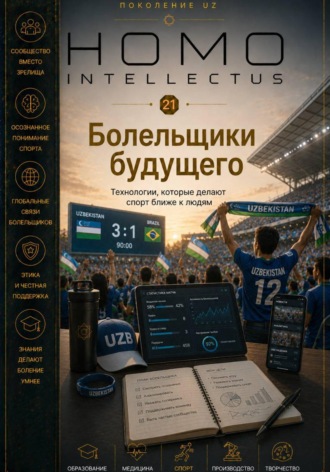 Обложка книги «Болельщики будущего. Homo Intellectus»